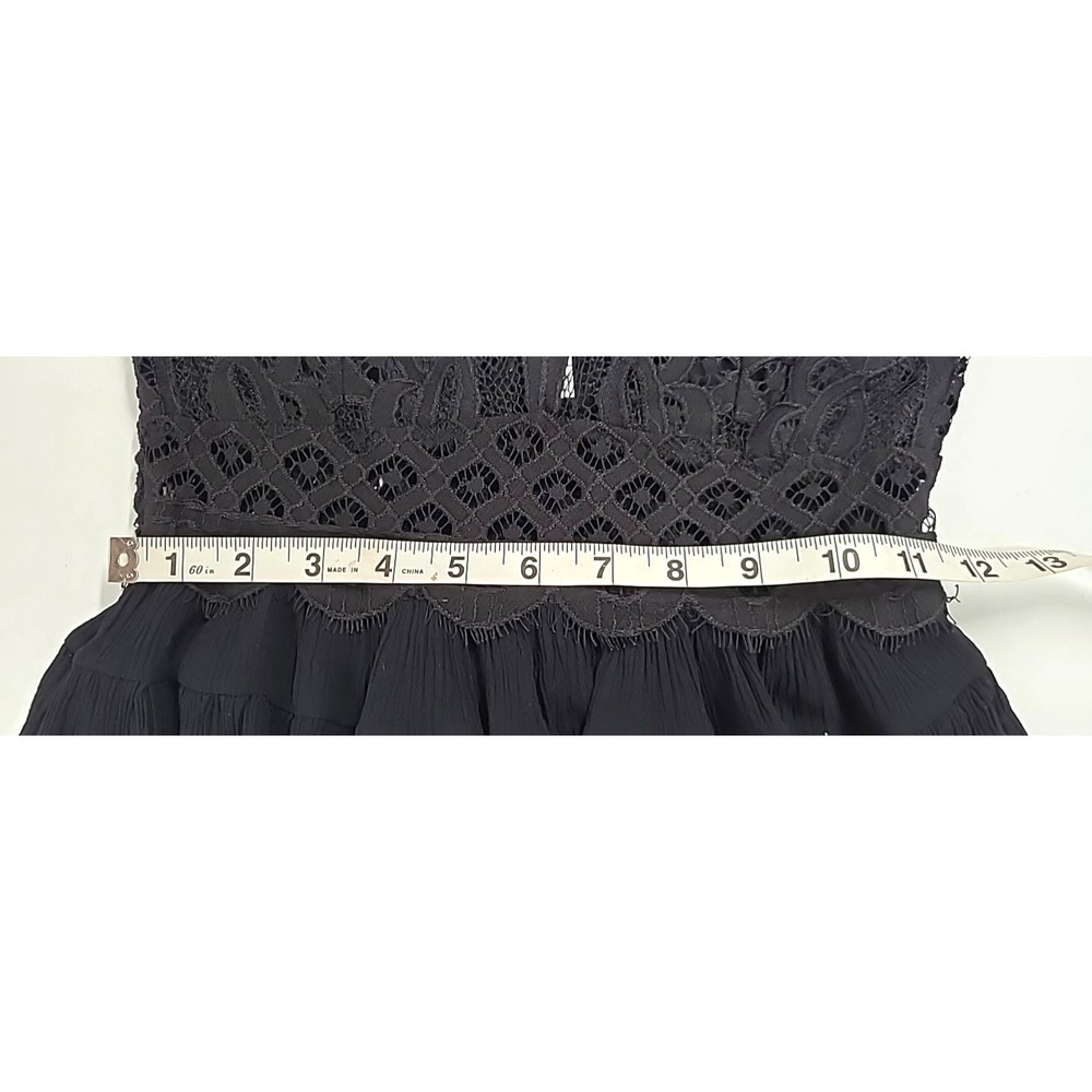 Zenana Lacy Babydoll Camisole adjustable strap Goth Whimsigoth Fairy Y2K Sz M - Picture 9 of 10